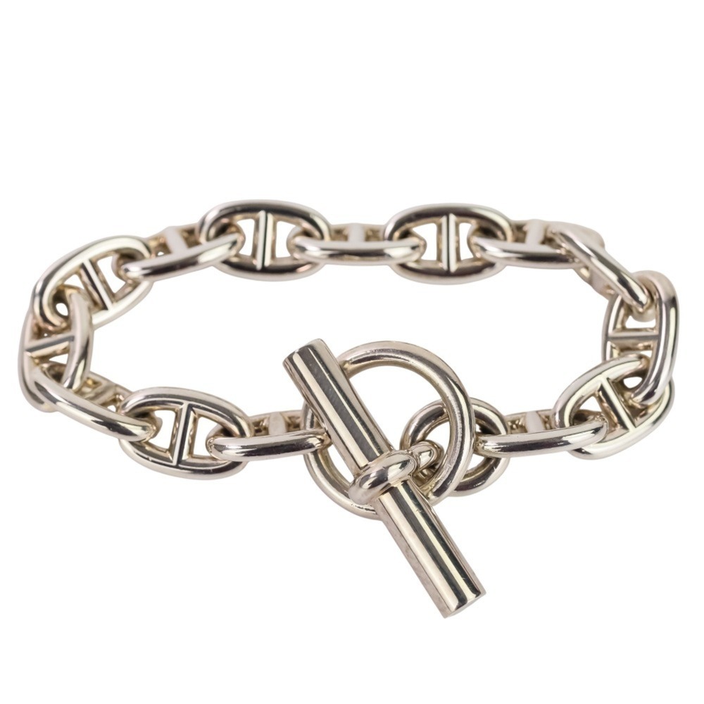 HERMES Silver Charm Bracelet